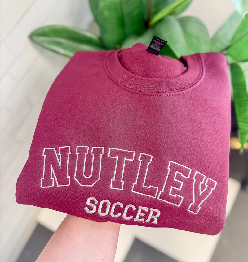 Graham Embroidered Varsity Sweatshirt