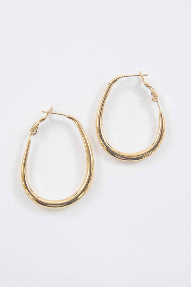 Oro Hoop Earrings | Gold