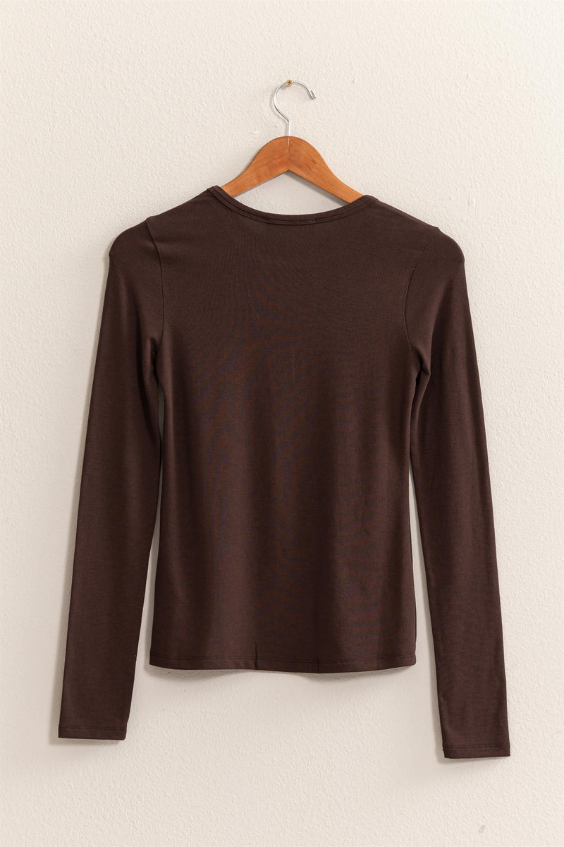 Basic Long Sleeve - Expresso