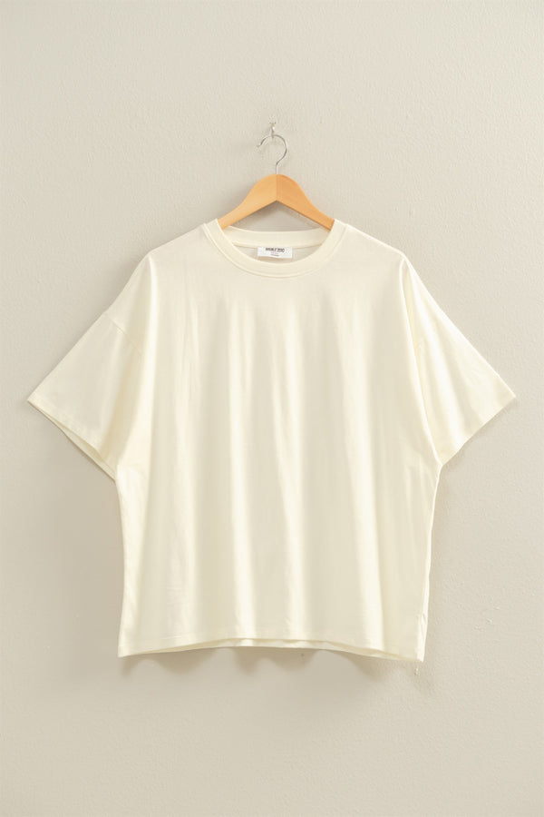 Oversized Tee - Cream