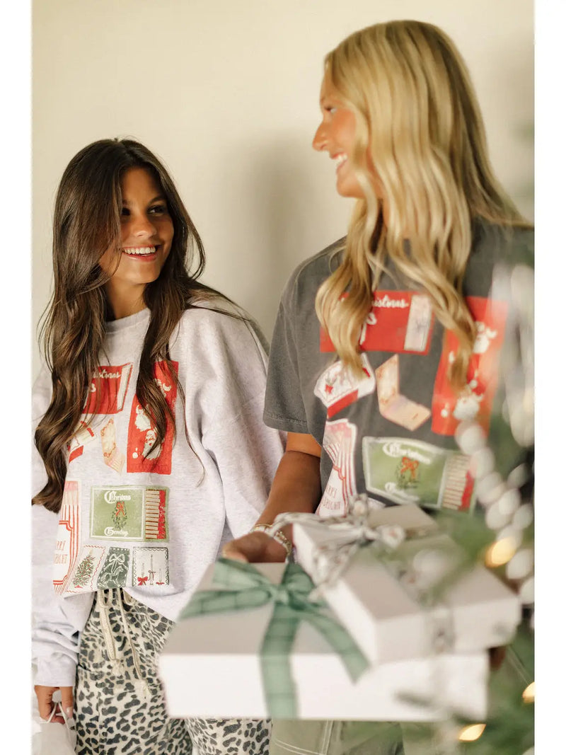 Merry & Bright Match Box Sweatshirt