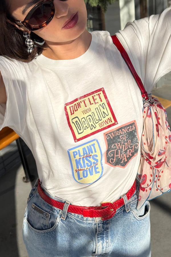 Quotes Oversized Graphic Tee
