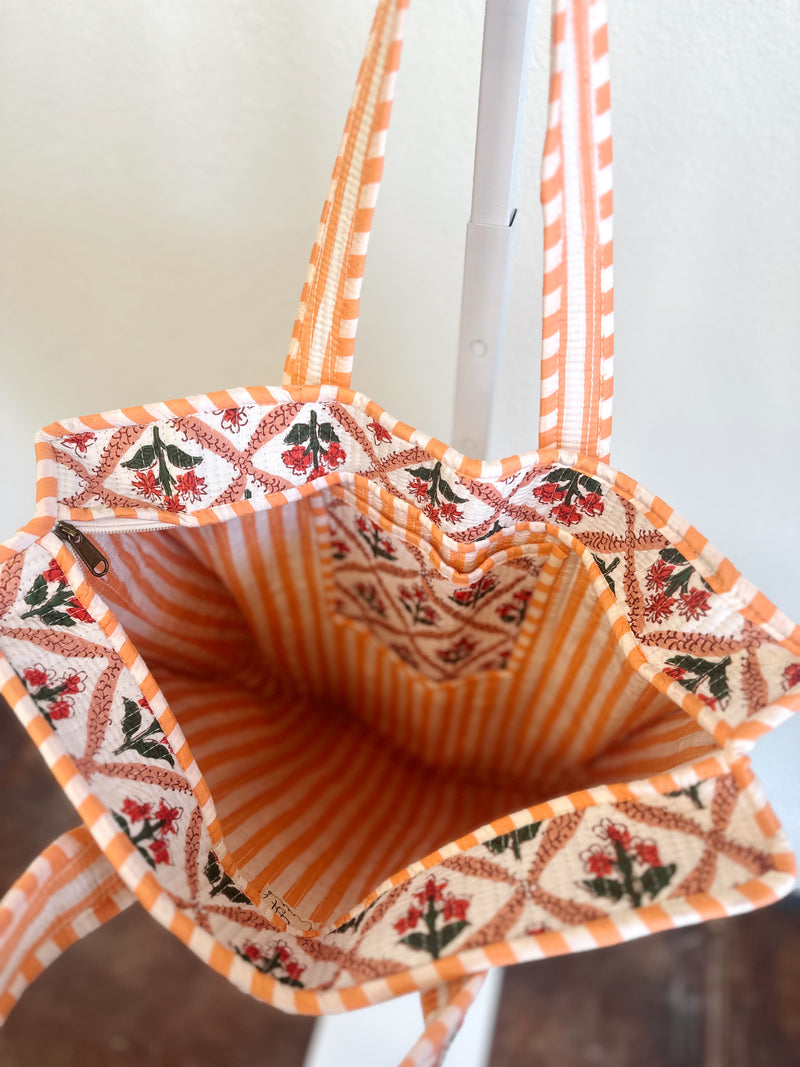 Roxie Quilted Tote Bag
