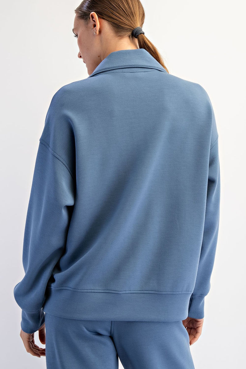 'Cloud Nine' Pullover - Paradise Blue