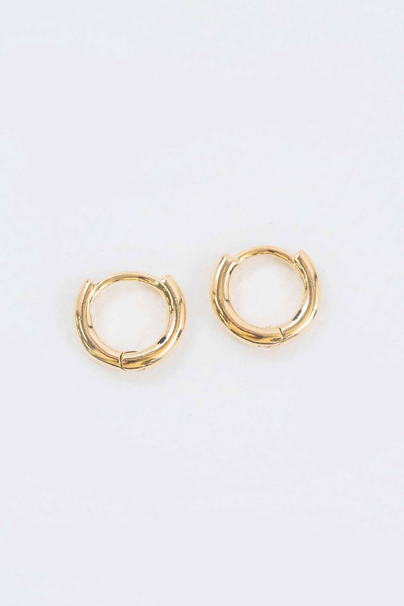 Mini Huggie Hoop Earrings | Gold