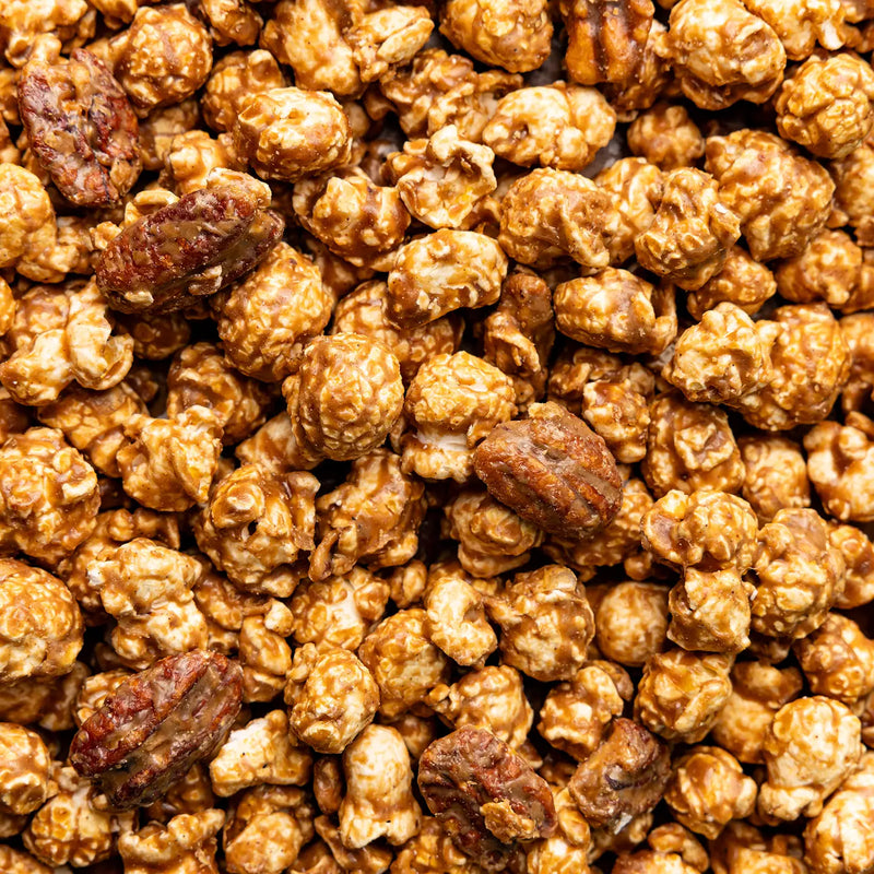 Cinnamon Bourbon Pecan Popcorn