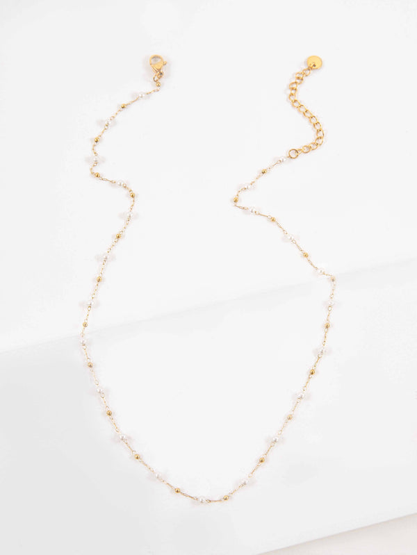 Cala Mini Pearl Necklace