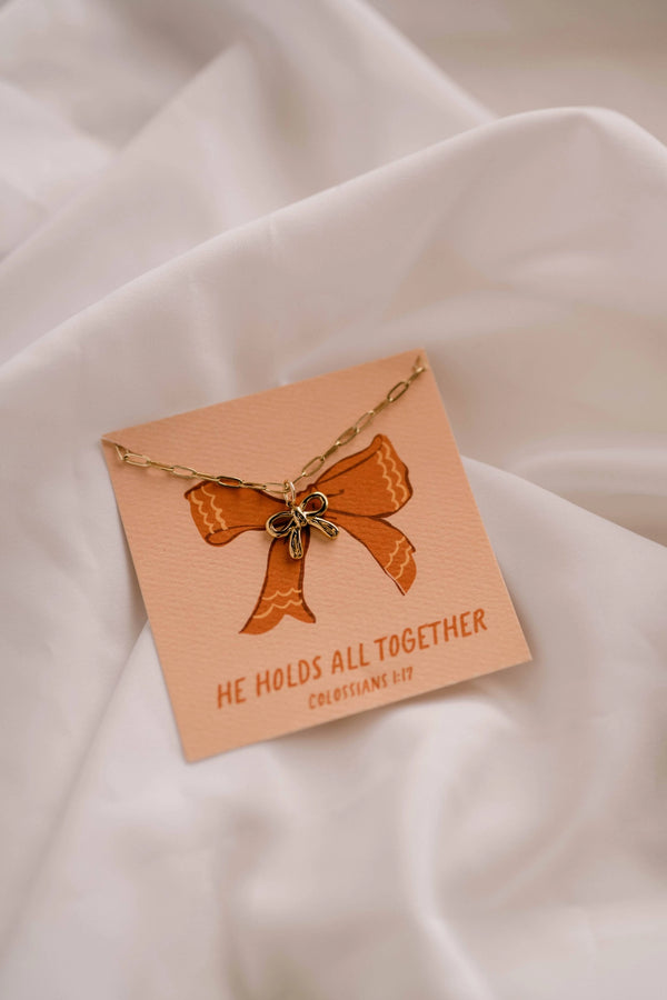 He Holds All Together  Necklace | Dear Heart