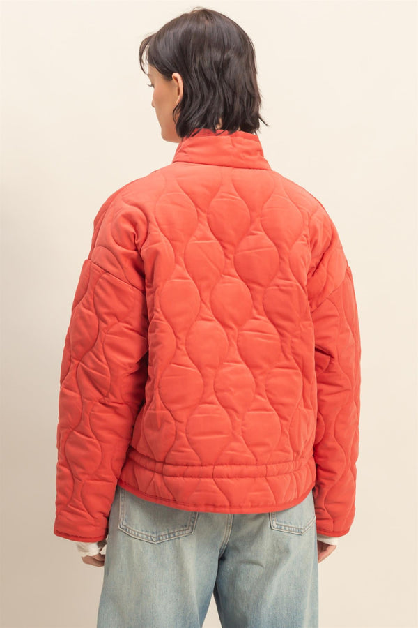'Feels Just Right' Jacket - Pale Red