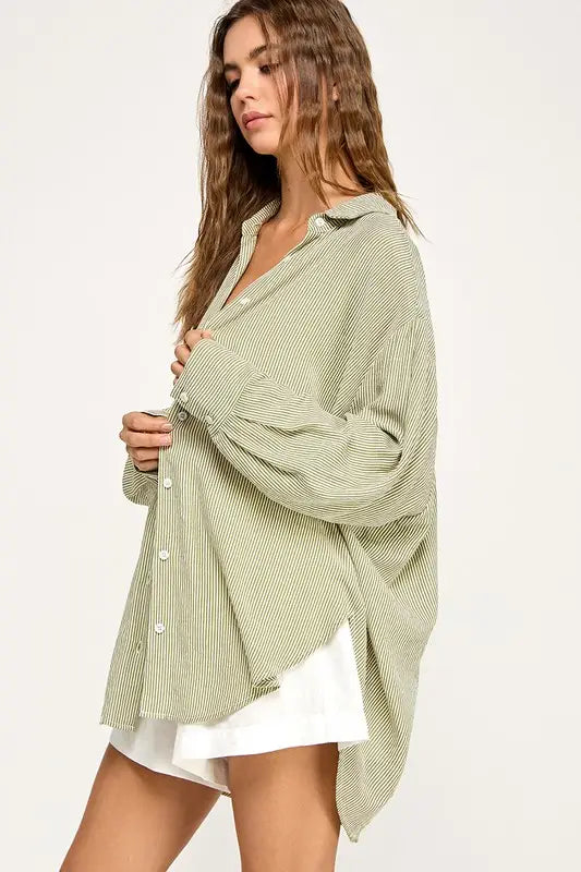 'Dreamt Of' Top - Olive