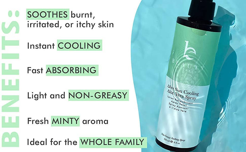 After Sun Aloe Vera Cooling Spray | Beauty by Earth