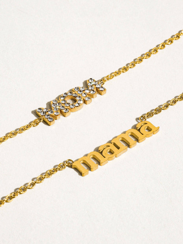 Mama 18K Gold Non-Tarnish Necklace