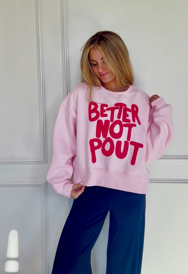 Better Not Pout Puff Crop Sweatshirt | Poppy & Pine