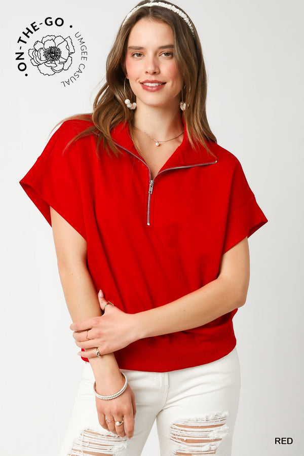 'On the Move' Top - Red