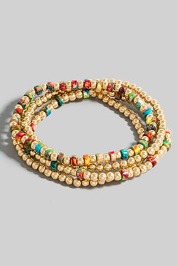 Beaded Bracelet Set - Multi