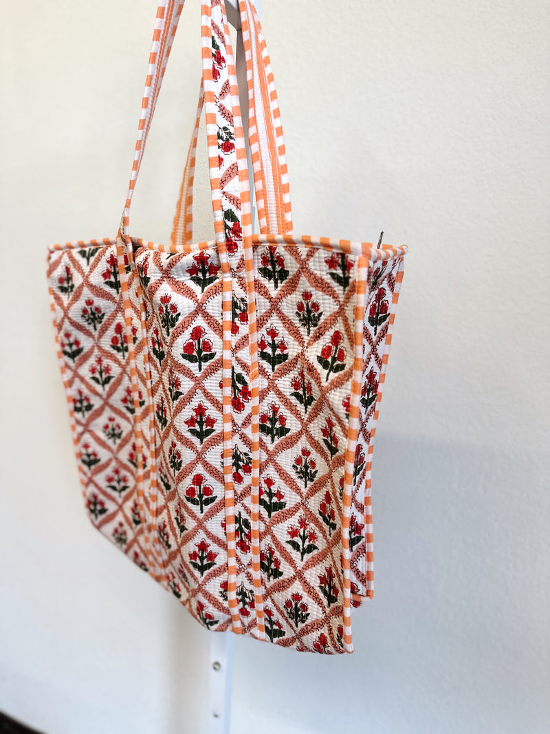 Roxie Quilted Tote Bag