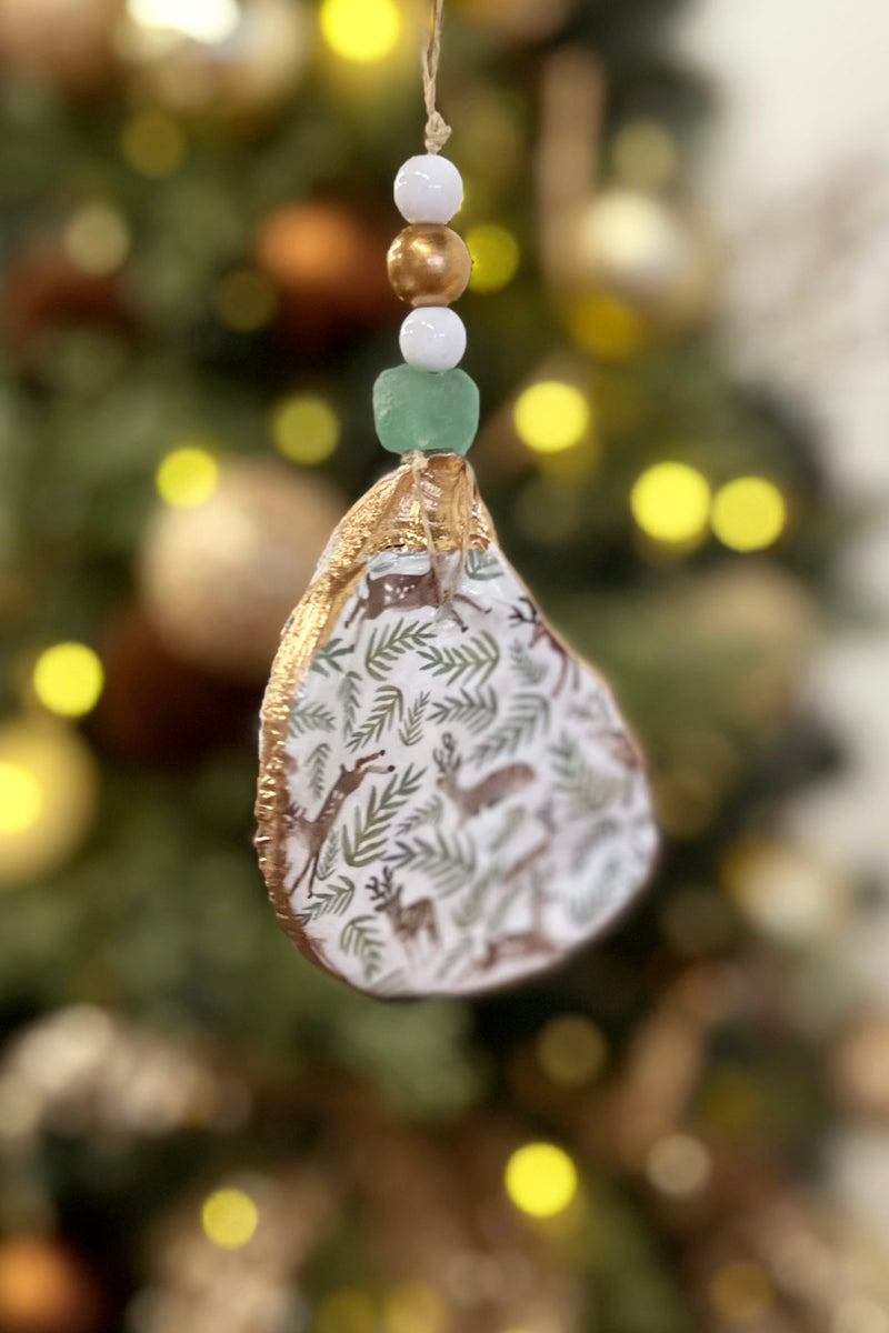 Deer Oyster Ornament