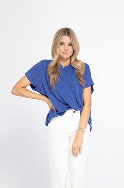 'Never Lost' Top - Royal Blue