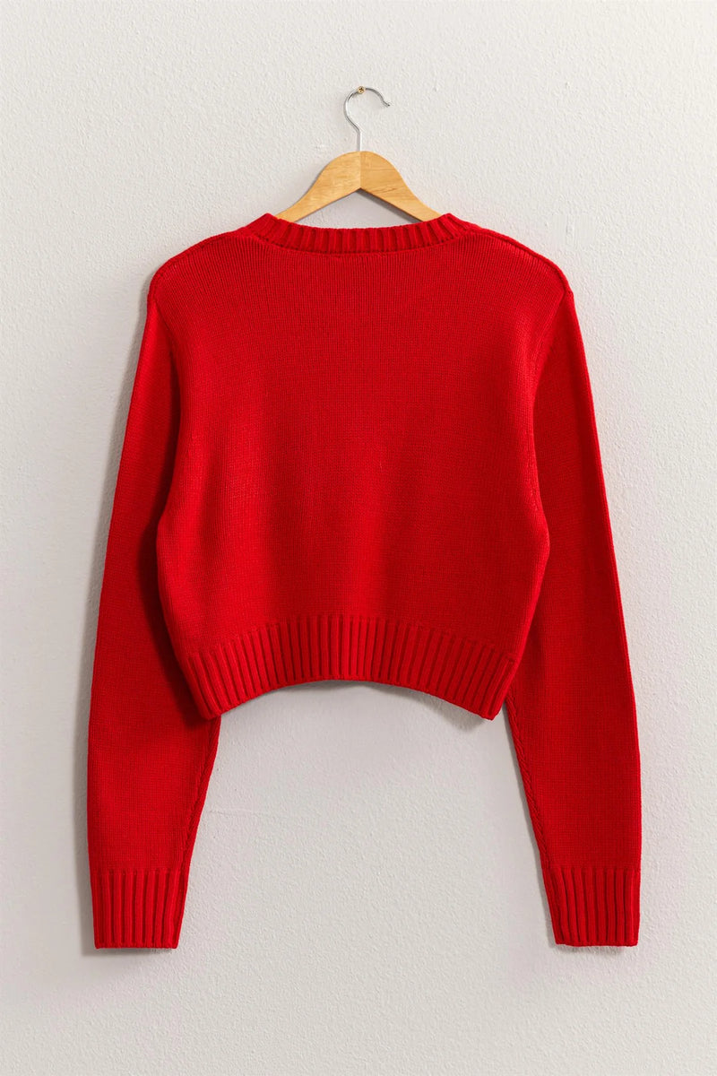 'Best Case' Cropped Sweater