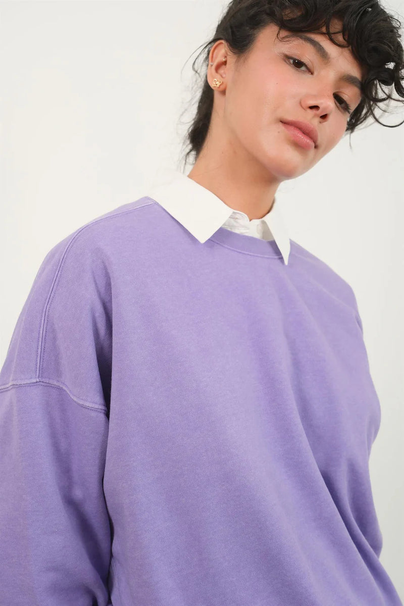 'Keep It Casual' Sweatshirt - Lavender