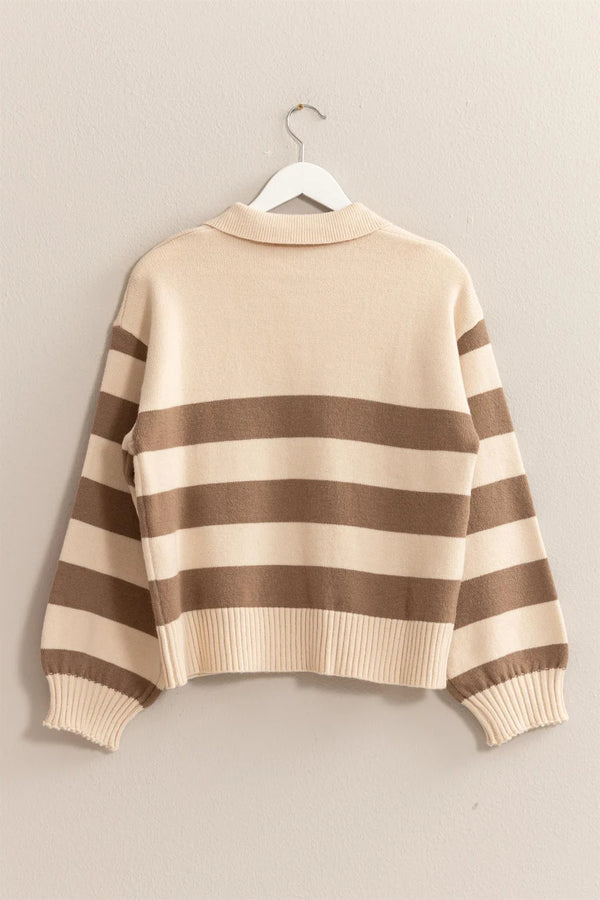 'Caught Up' Sweater - Camel