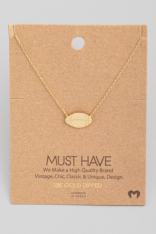 Football Necklace