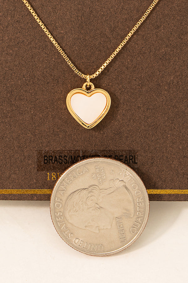 Pearl Heart Necklace