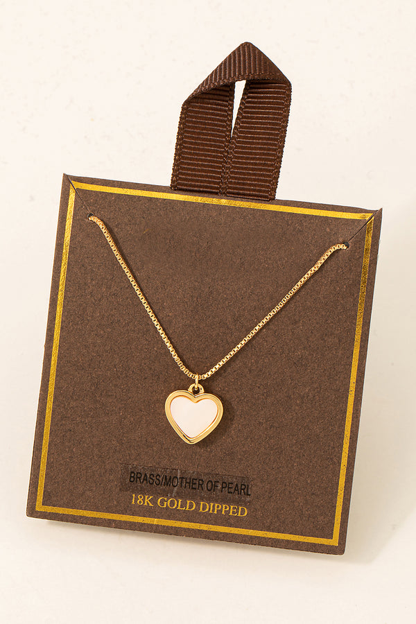 Pearl Heart Necklace