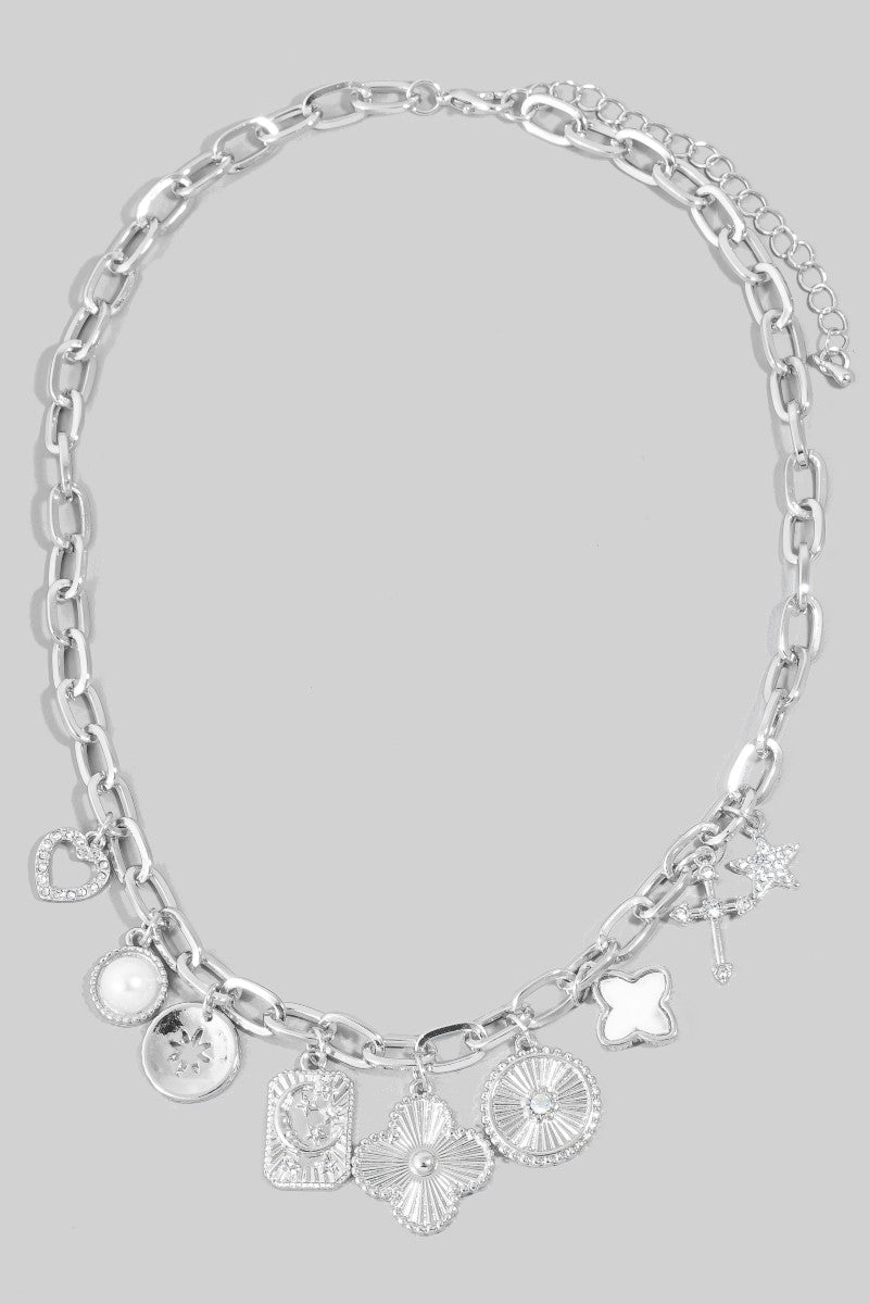 Silver Charm Necklace