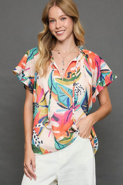 'Botanical Bloom' Top