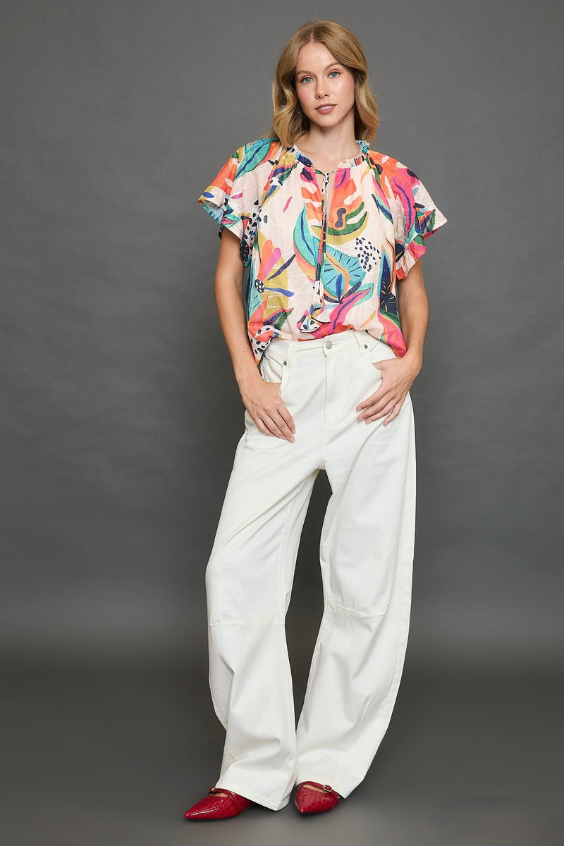 'Botanical Bloom' Top