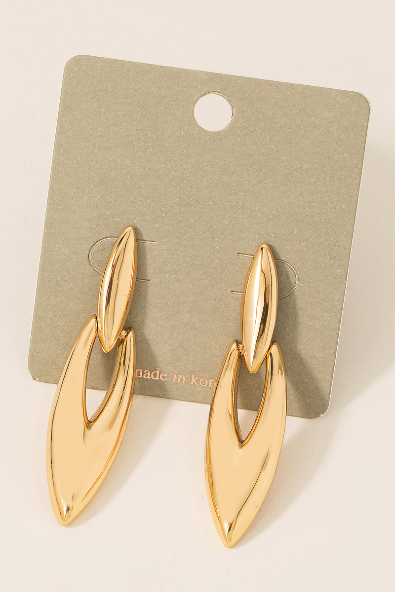 Oval Dangle Earrings