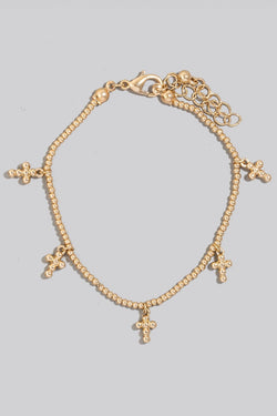 Cross Charm Bracelet