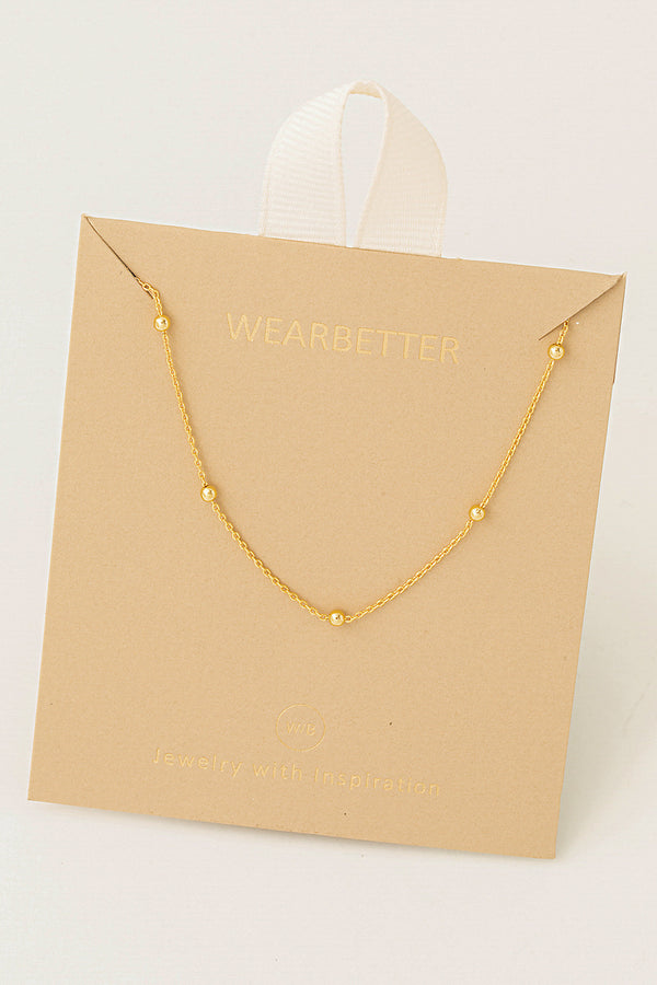 Dainty Ball Chain Necklace