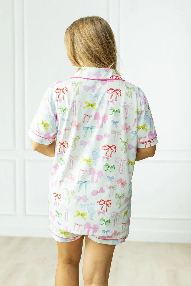 Pastel Bow Loungewear Set