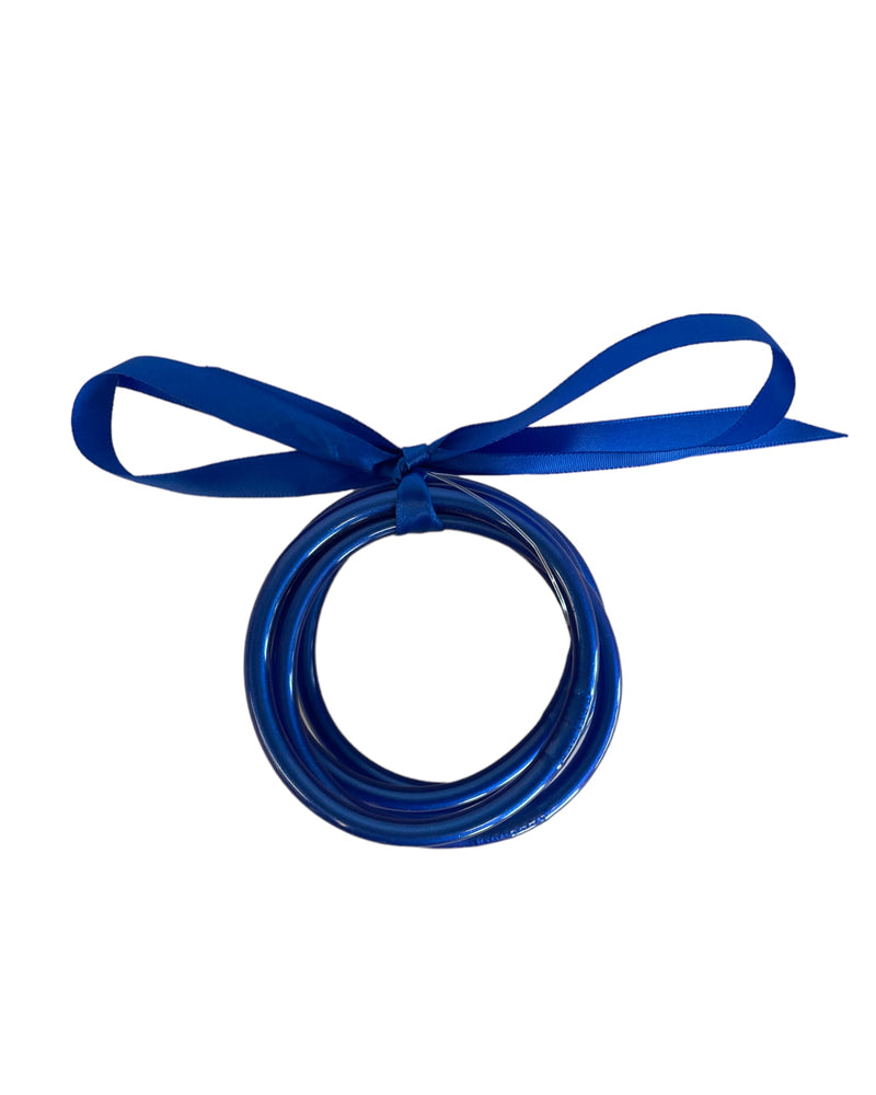 Bangle Bracelet Set - Blue