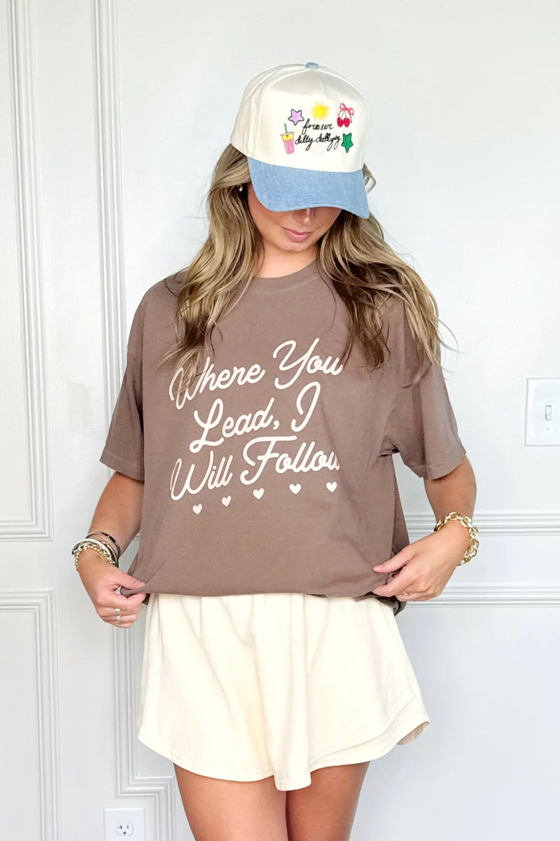 Where You Lead, I Will Follow Tee | Poppy & Pine