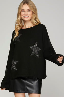 'Shine Bright' Star Sweater