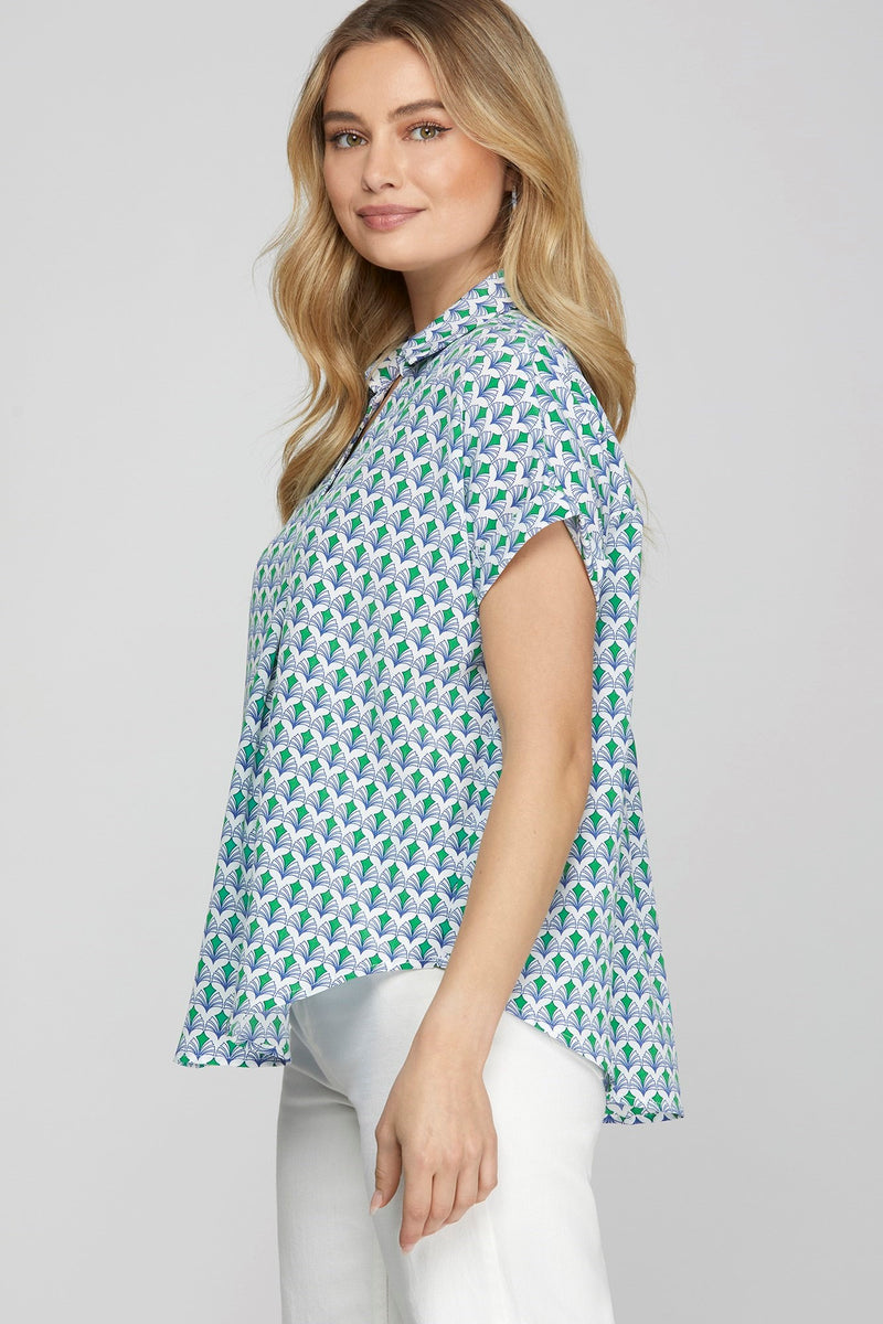 'Back Again' Top - Green