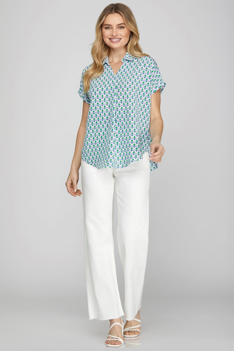 'Back Again' Top - Green