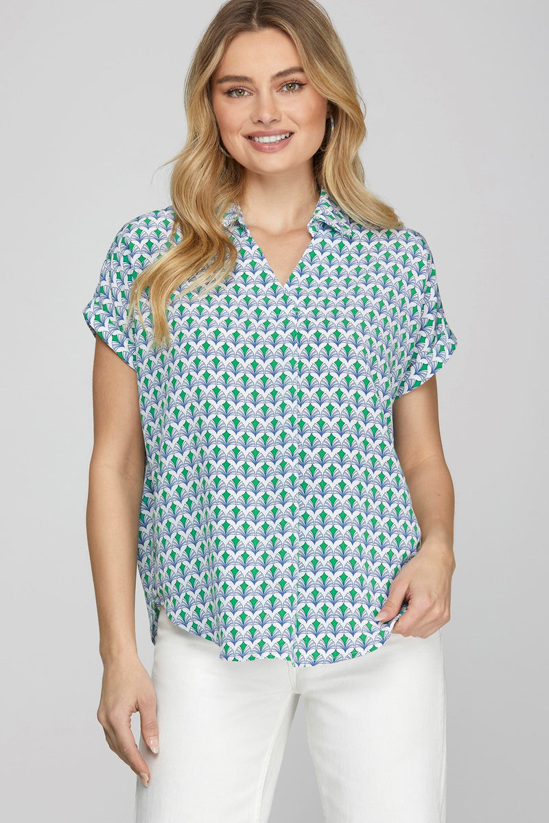 'Back Again' Top - Green