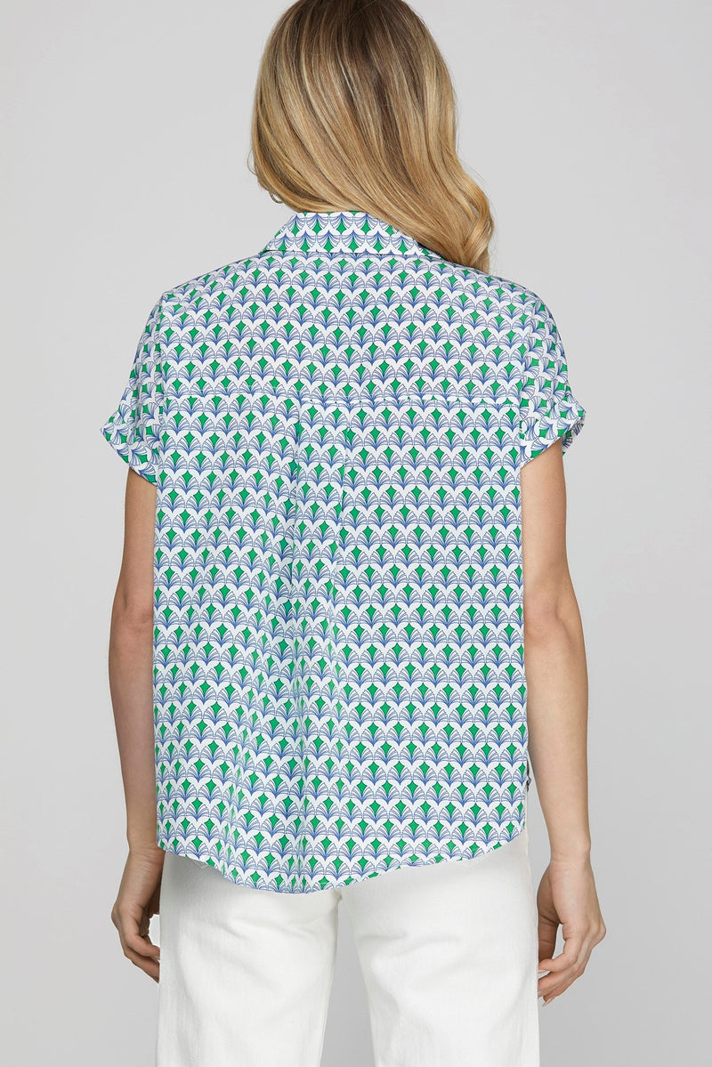 'Back Again' Top - Green