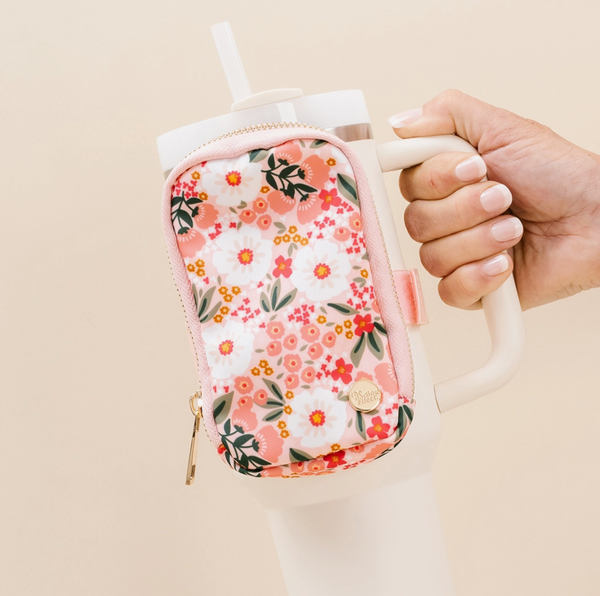 Tumbler Fanny Pack - Pink Meadow