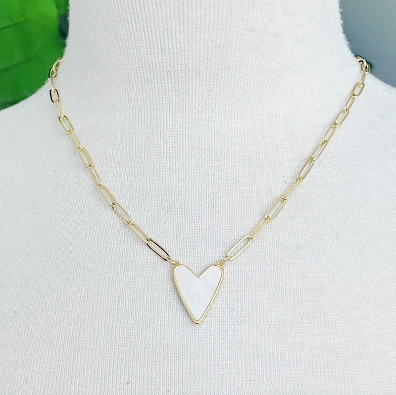 My Heart Link Chain Necklace