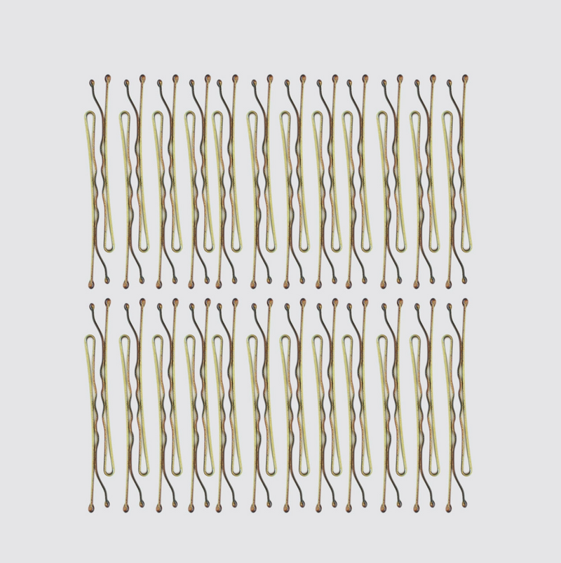 Essential Bobby Pins 45pc - Brown