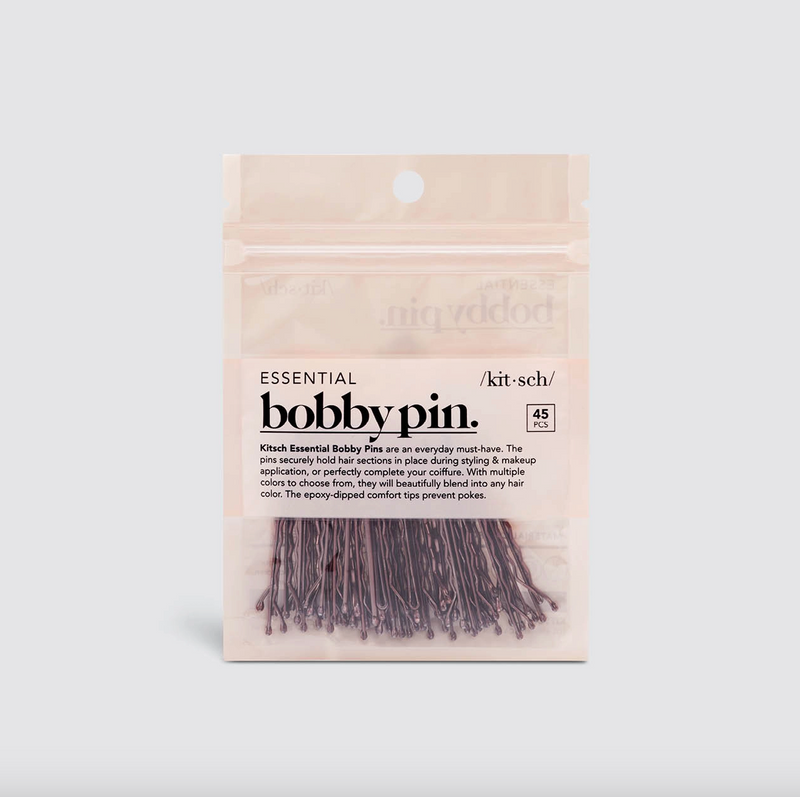 Essential Bobby Pins 45pc - Brown