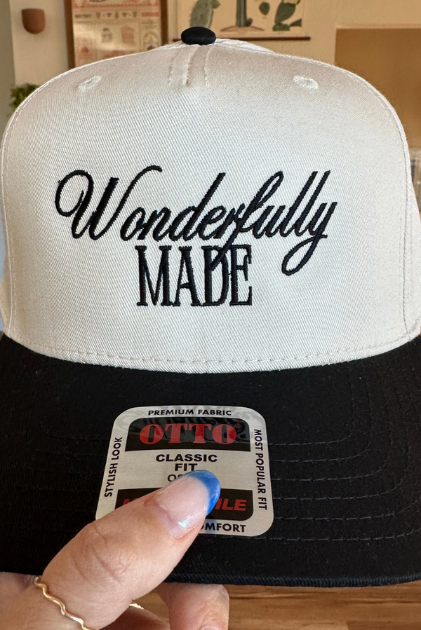 Wonderfully Made Embroidered Hat