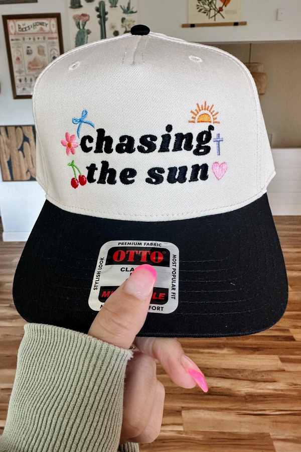 Chasing The Sun Embroidered Hat