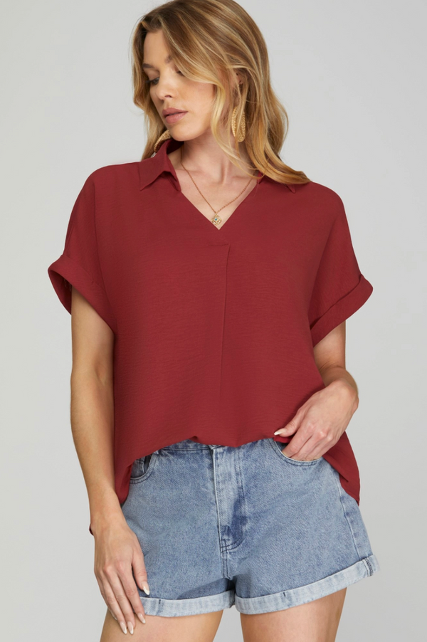 'In Every Way' Top - Red Brick