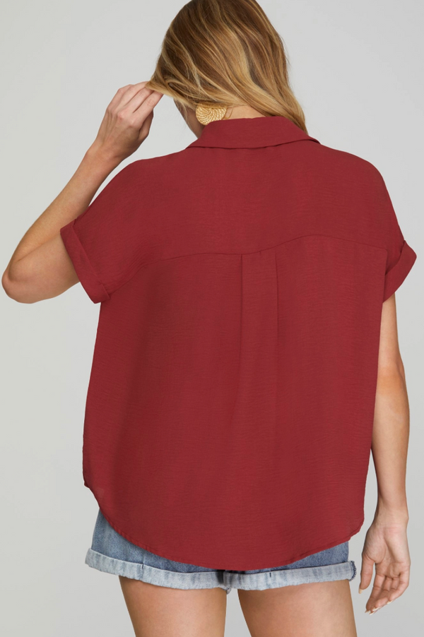 'In Every Way' Top - Red Brick